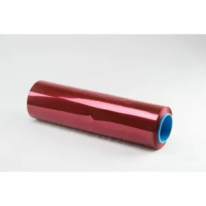 22 in. x 500 ft. x 75 ga. CF PVC Heat Shrink Wrap Film - Red