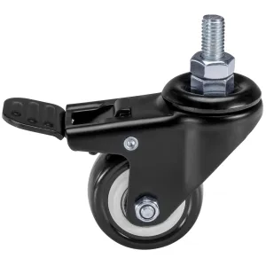 4-Pack Attachable Desk Wheels | Locking Casters for Tranzendesk Standing Desks
