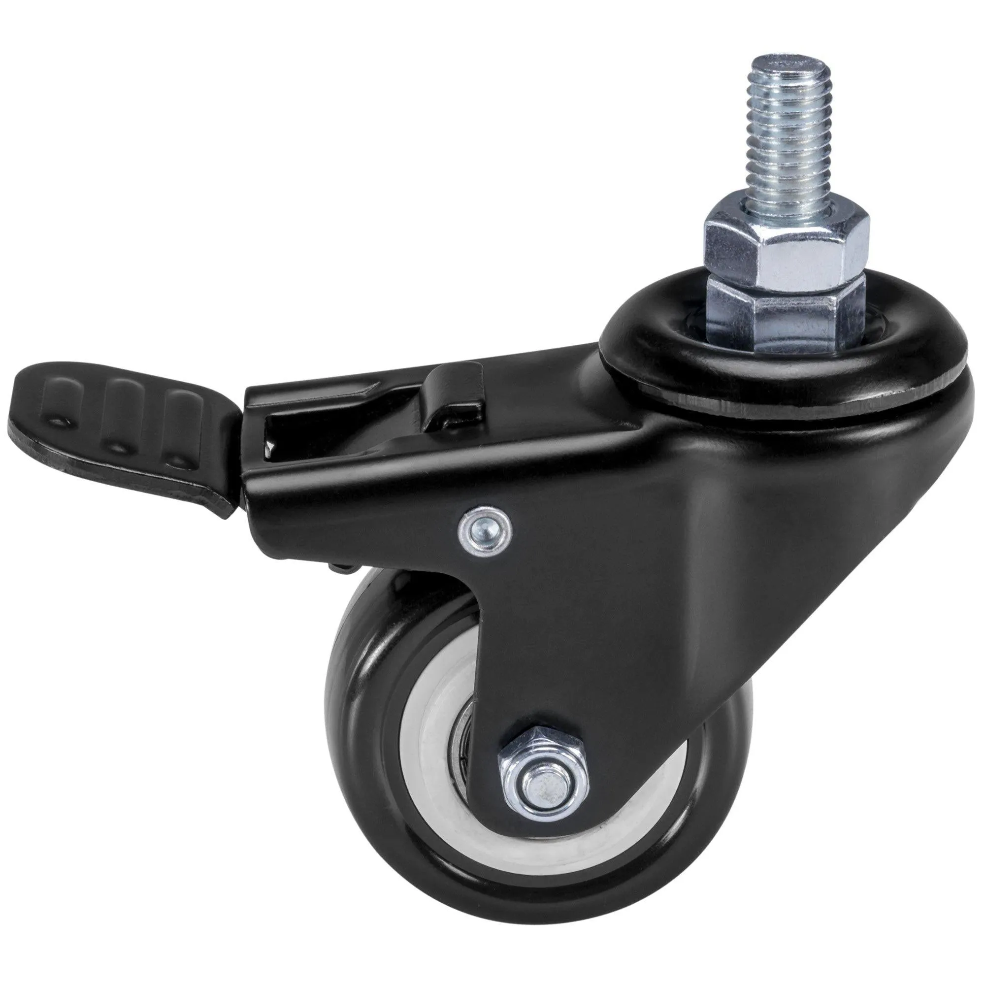 4-Pack Attachable Desk Wheels | Locking Casters for Tranzendesk Standing Desks