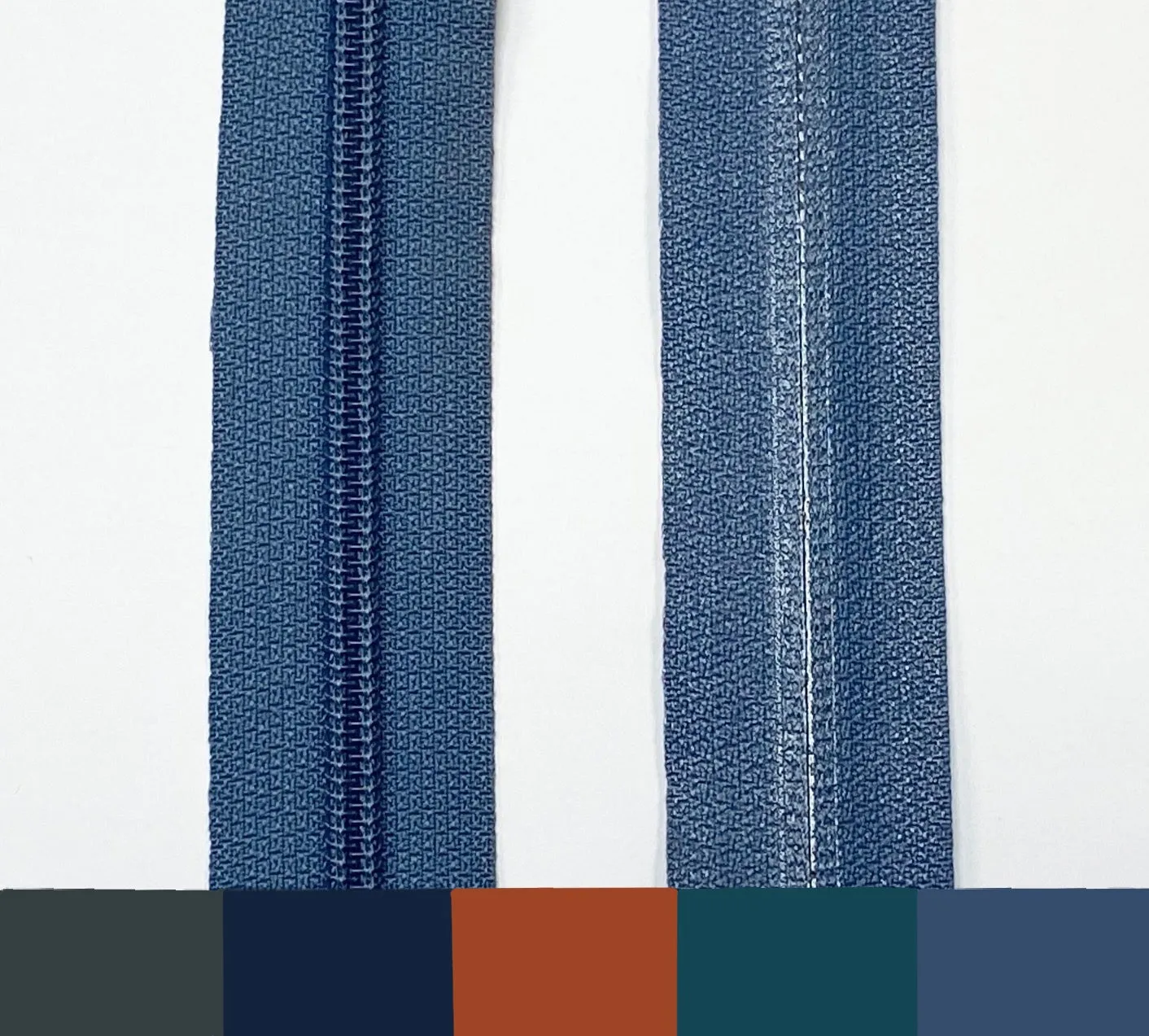 #5 Waterproof COIL Aquaguard zipper Zipper by the Yard Shiny Finish (colours)