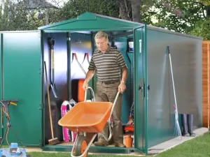 5ft x 14ft Metal Shed (The Centurion P2)