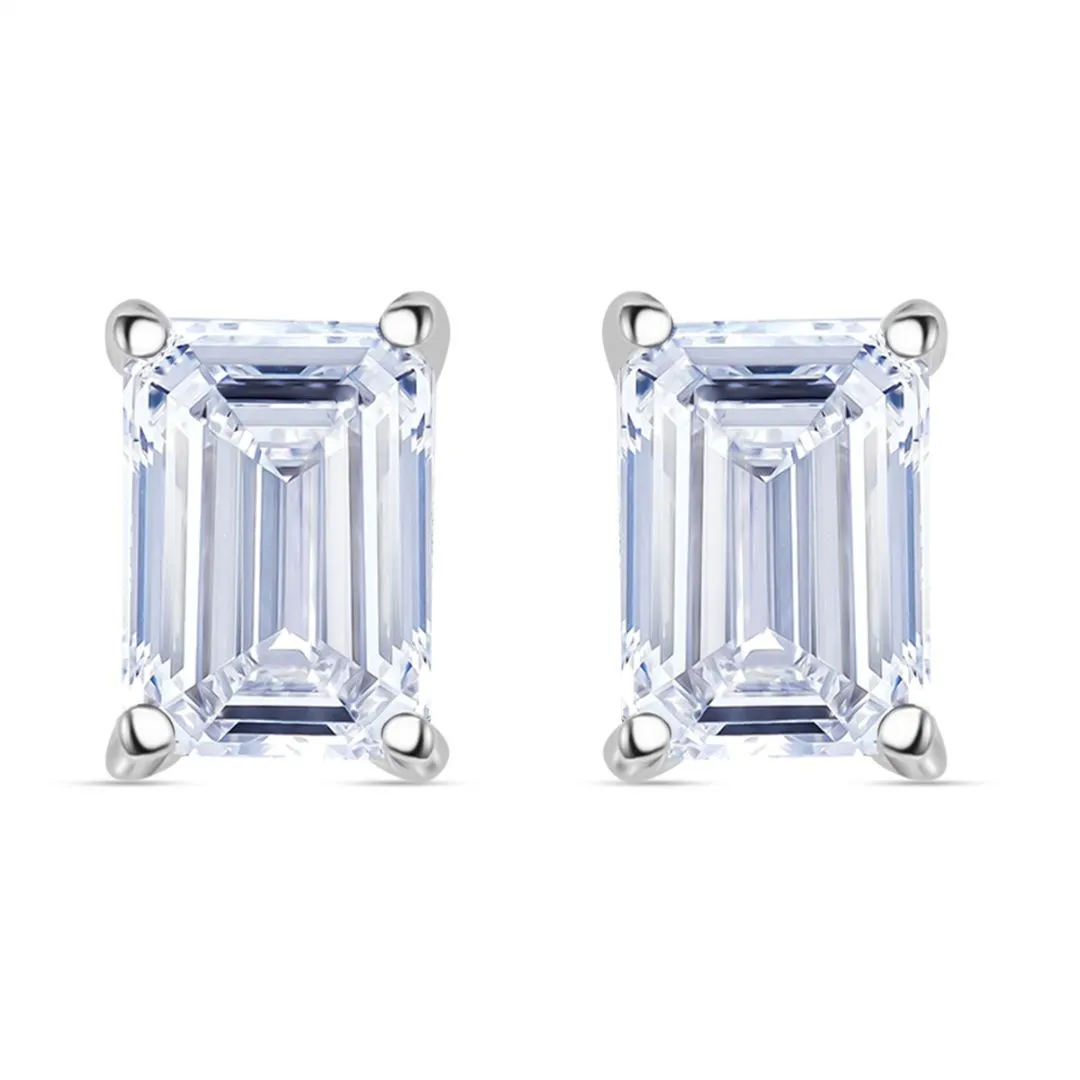 9K Gold Lab Grown Diamond Classic Stud Earrings