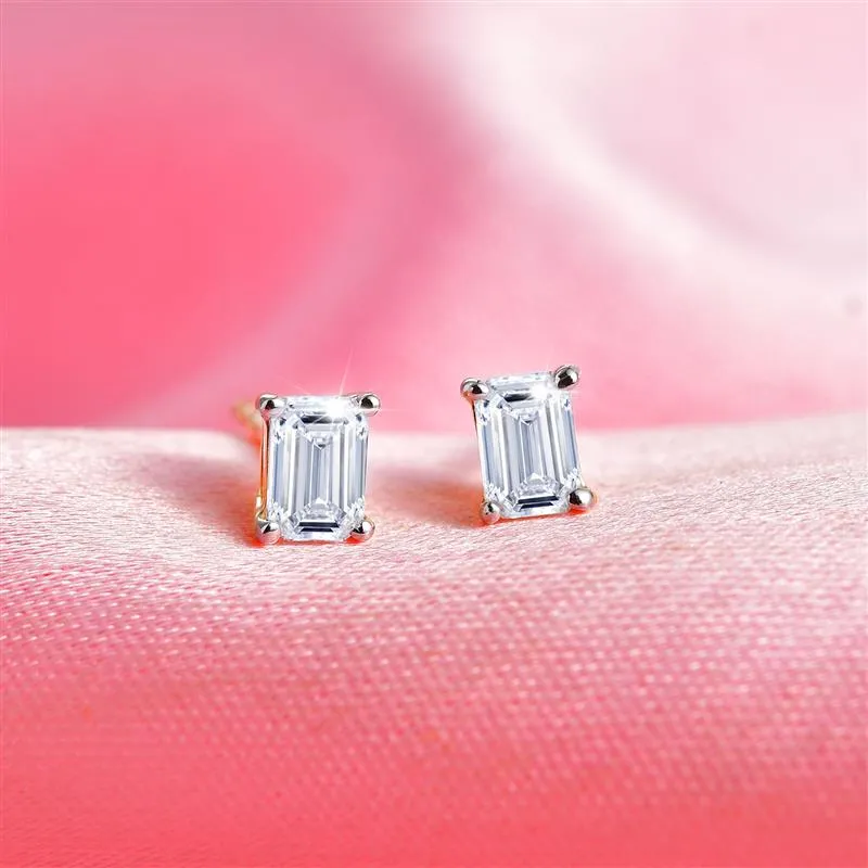 9K Gold Lab Grown Diamond Classic Stud Earrings