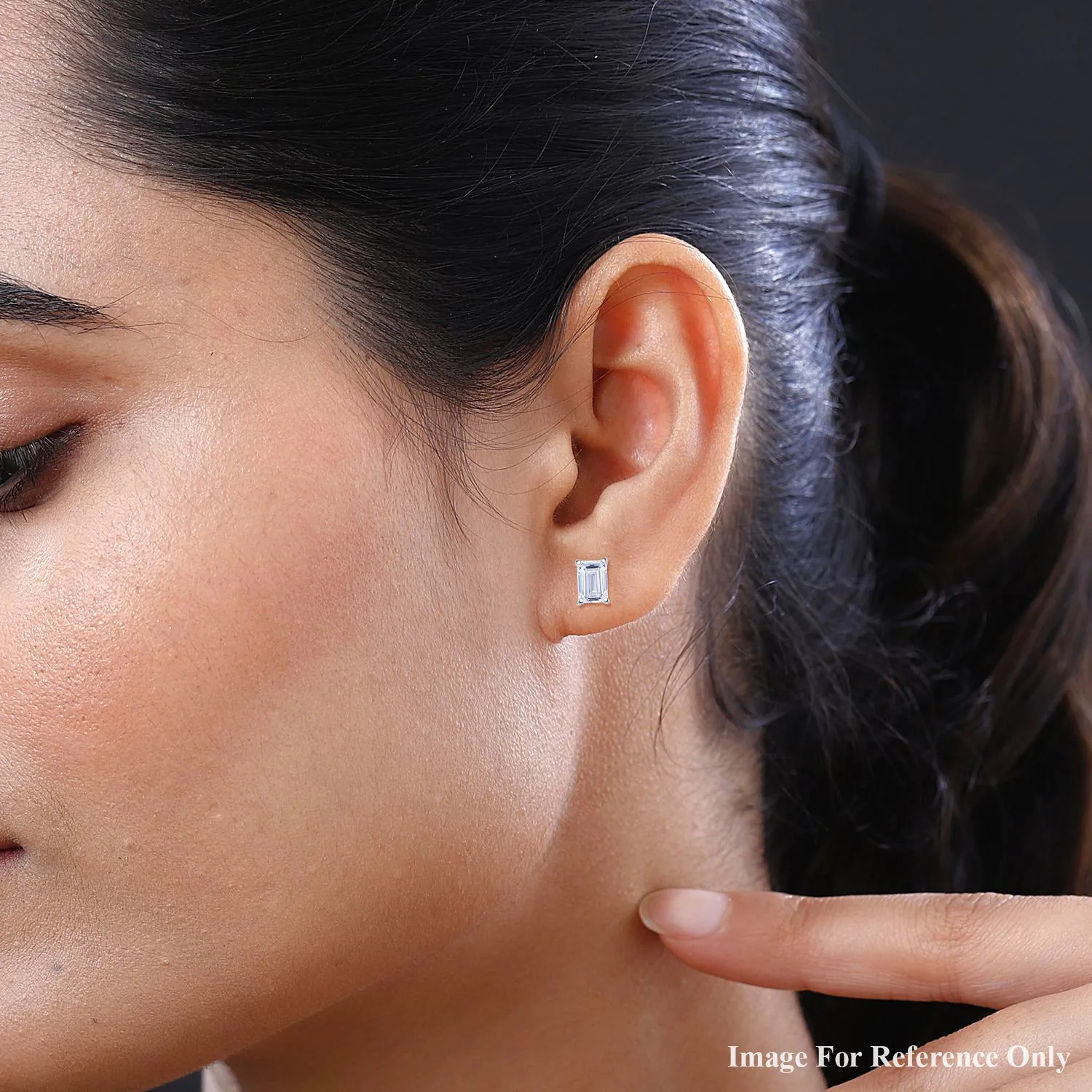 9K Gold Lab Grown Diamond Classic Stud Earrings