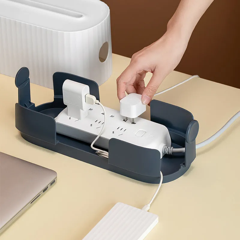Anti dust Power strip Wire case and cable storage box , cable and wire organizer