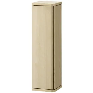 Asahi Wood Processing LFM-7020ST-WH Storage Container, L-forme, Corner Storage, Width 7.5 inches (19 cm), Depth 7.5 inches (19 cm), Height 27.6 inches (70 cm), White, Finished Product