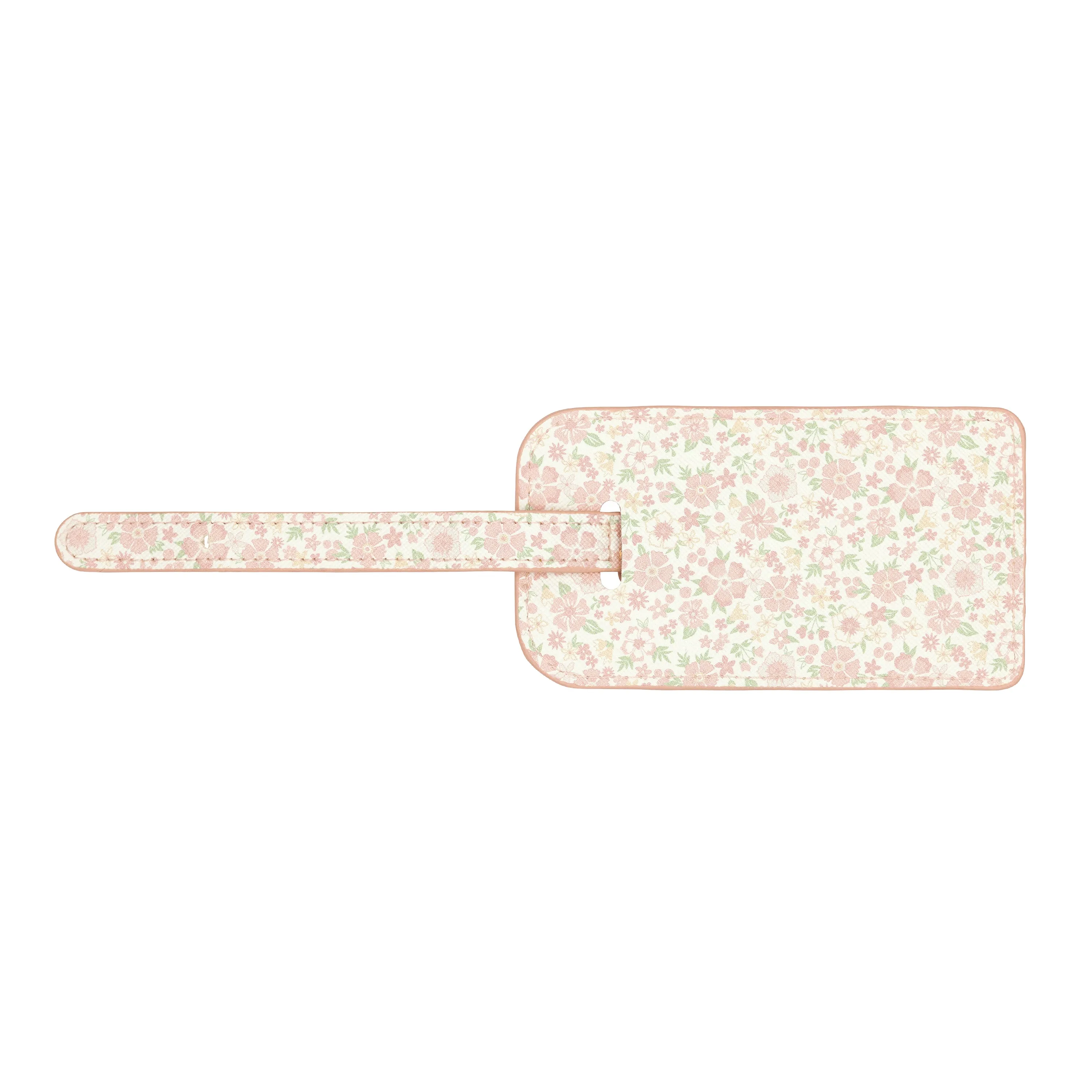 baublebar x minnow antique floral luggage tag