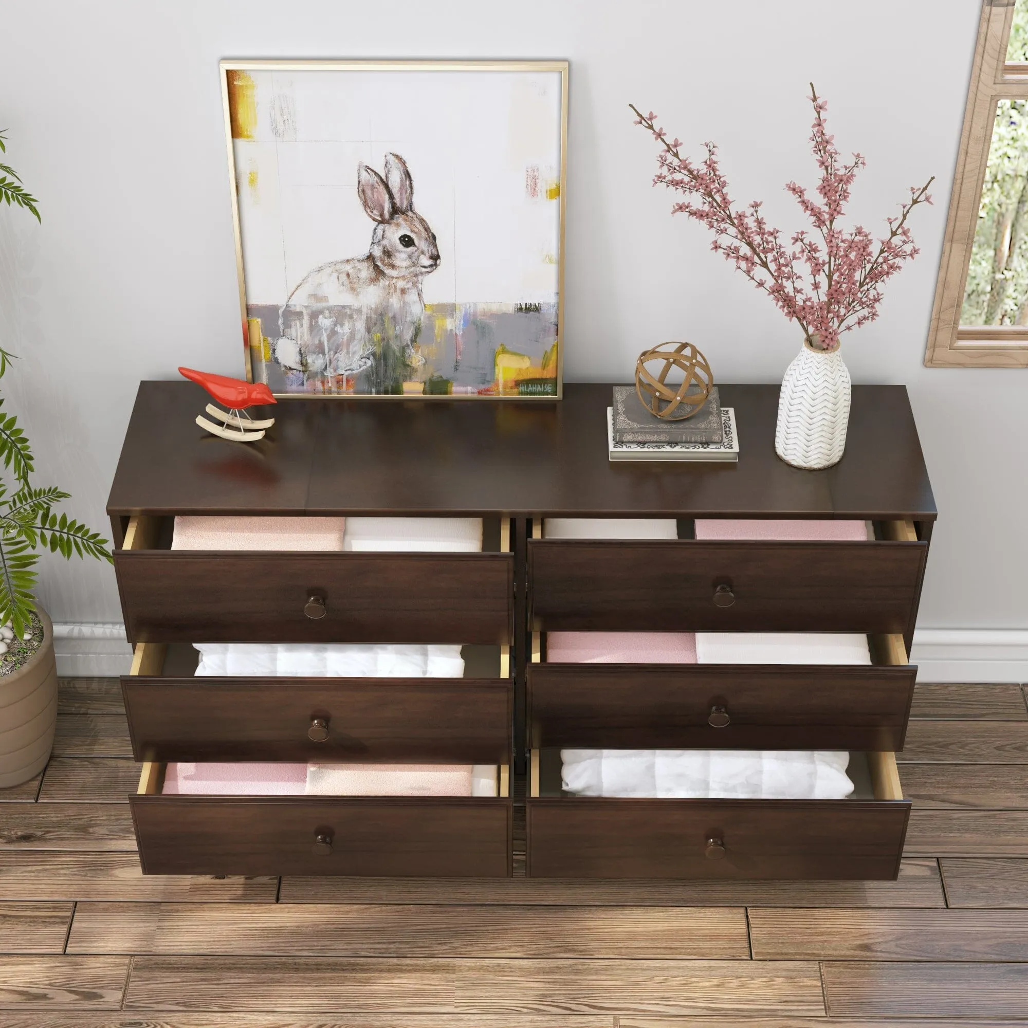 Classic 6-Drawer Dresser