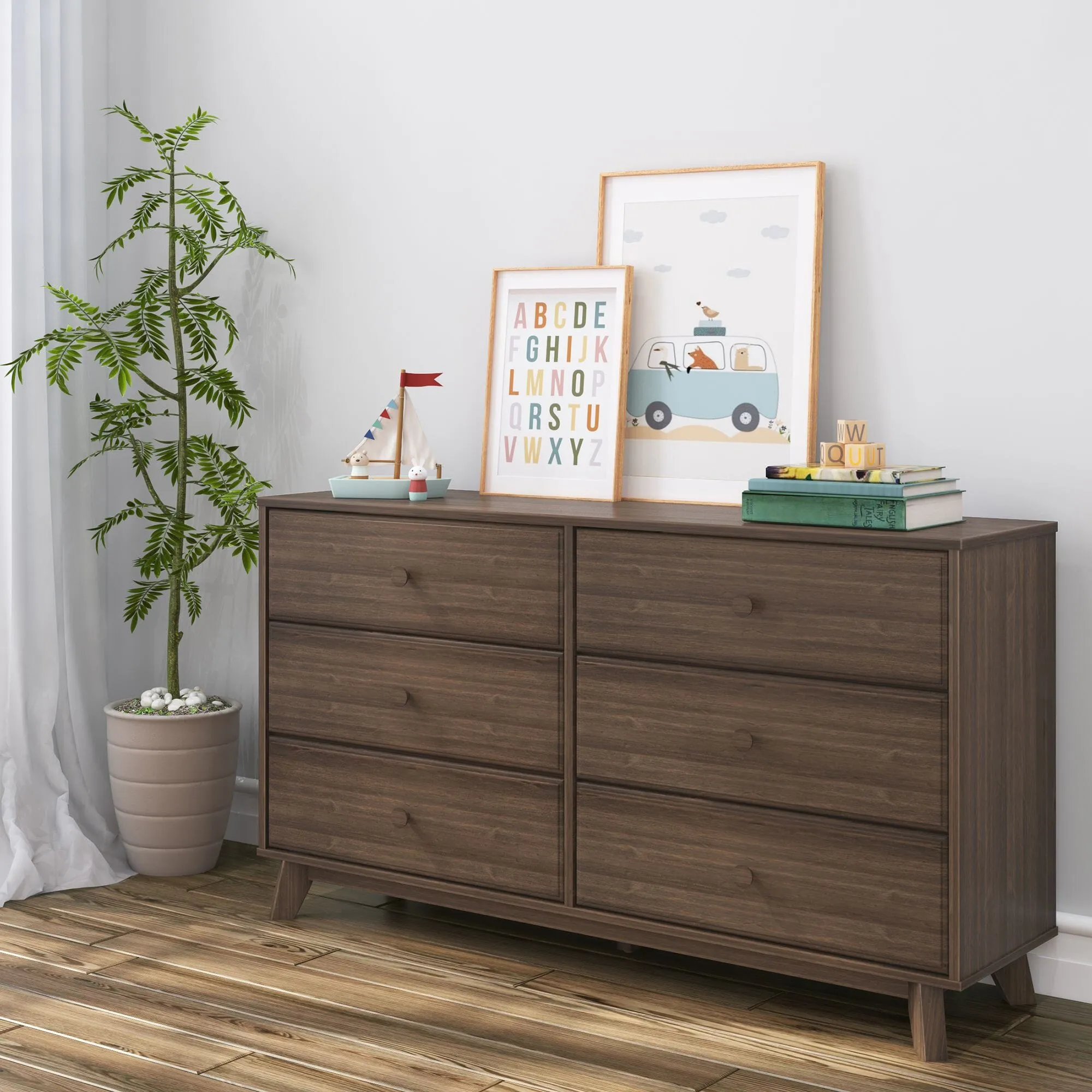 Classic 6-Drawer Dresser