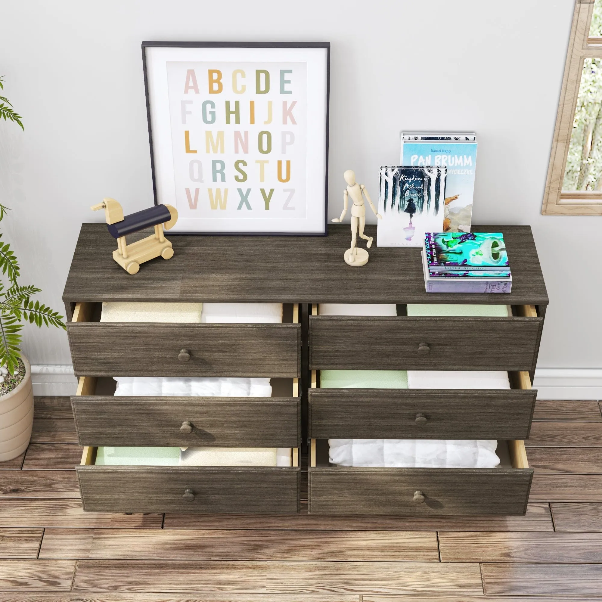 Classic 6-Drawer Dresser