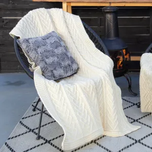 Classic Irish Throw Merino Wool