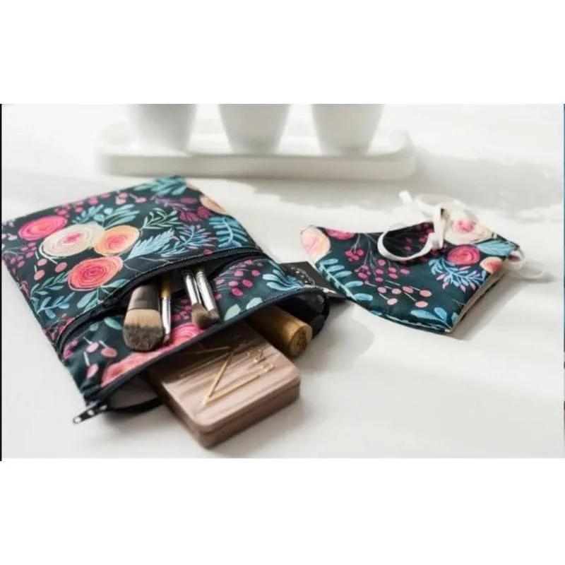 Colibri Roses Mini Double Duty Wet Bag