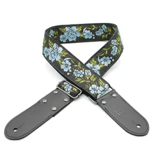 DSL 2" Jacquard Weaving Guitar Strap - FG Blue