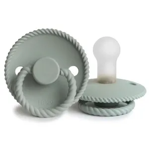 Frigg Rope Silicone Pacifier (Sage) - Size 2