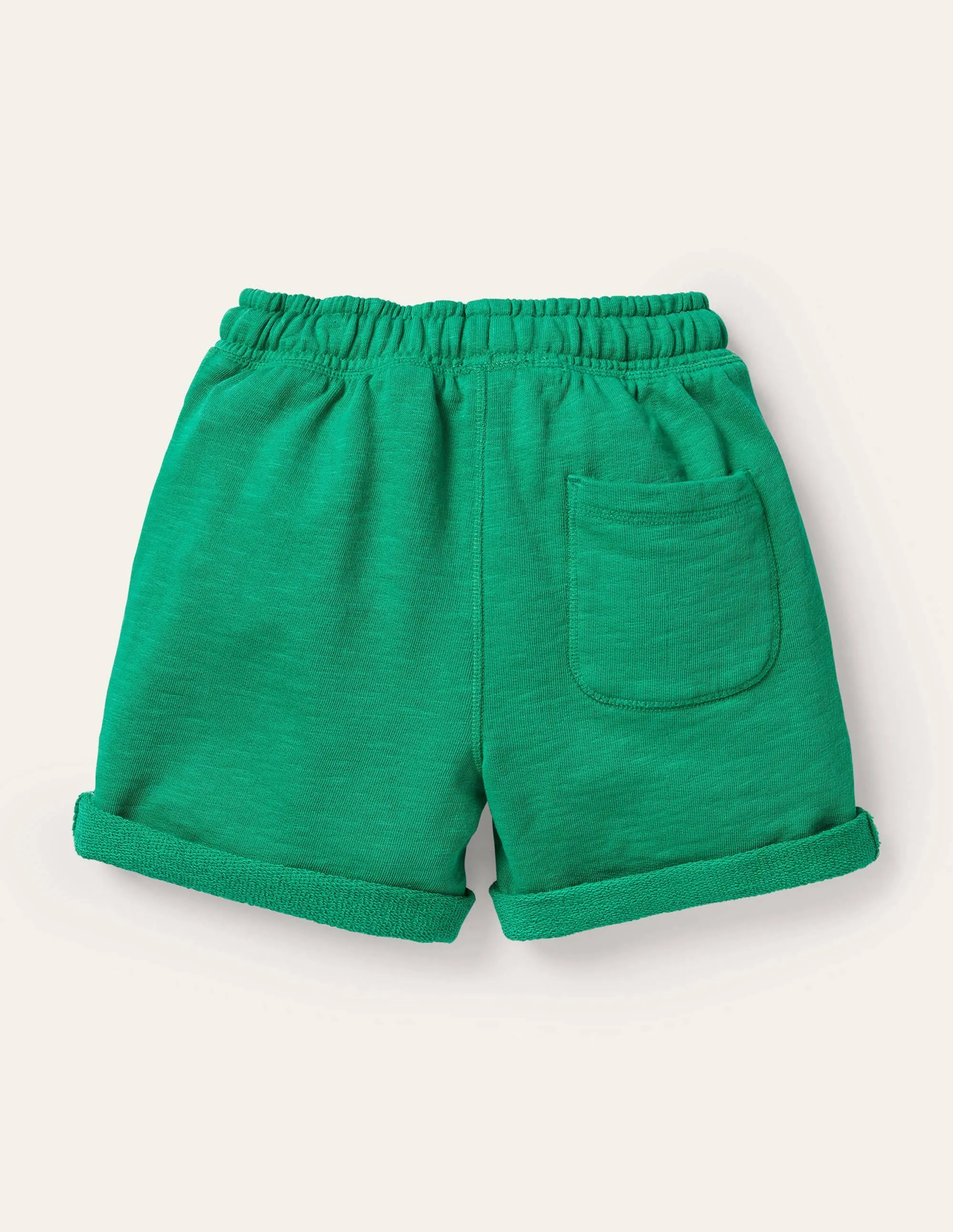 Garment-dyed Sweatshorts-Sapling Green