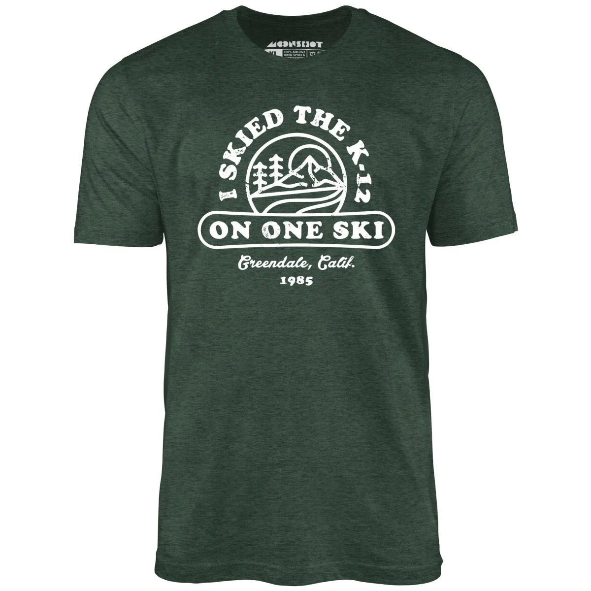 I Skied The K-12 on One Ski v2 - Unisex T-Shirt