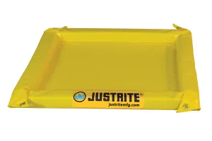Justrite 28418 Maintenance Spill Berm, 2in wall, 4' x 4', 20 Gal.