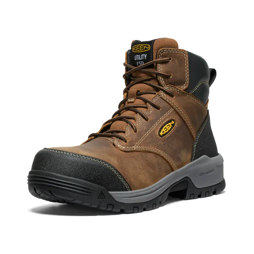 Keen Utility Evanston 6" ESD Boot (Carbon-Fiber Toe) Men's
