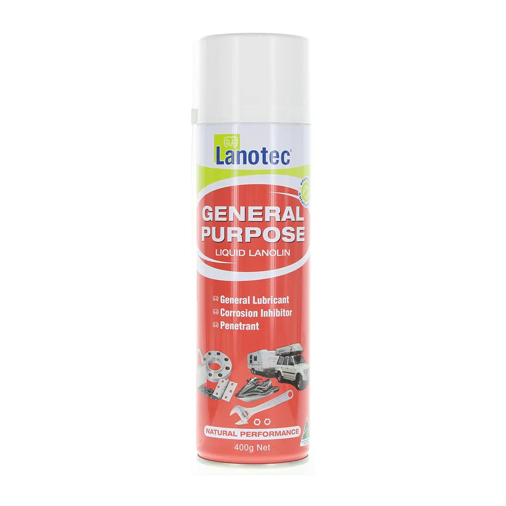 Lanotec General Purpose Lanolin Aerosol Spray 400g - GP\PP-0400