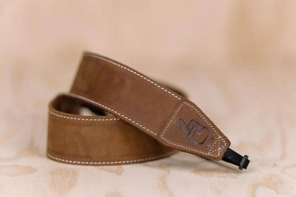 Lucky Straps Standard 53 LONG Classic Leather Camera Strap - Brown