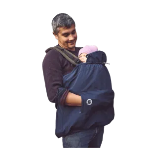 Mamalila Softshell Babywearing Cover Navy Blue