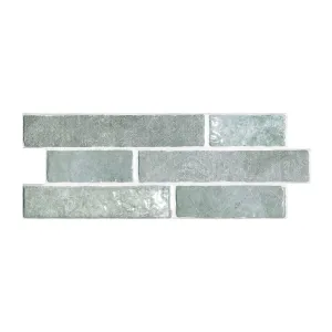 Menta Interlocking Brick, 6.5" x 15.25" - Porcelain Tile