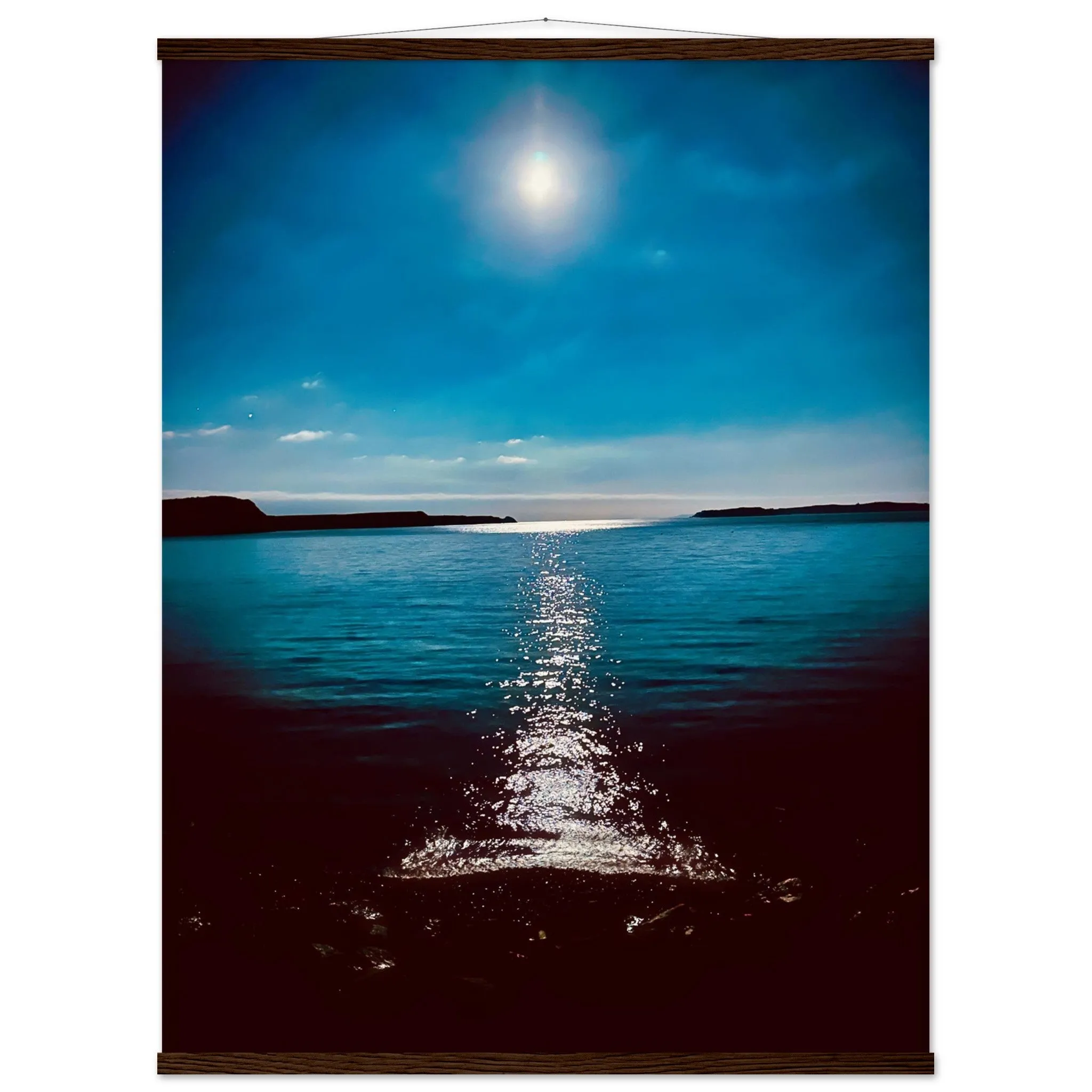 Moon Beam Premium Matte Paper Poster with Hanger Wall Art