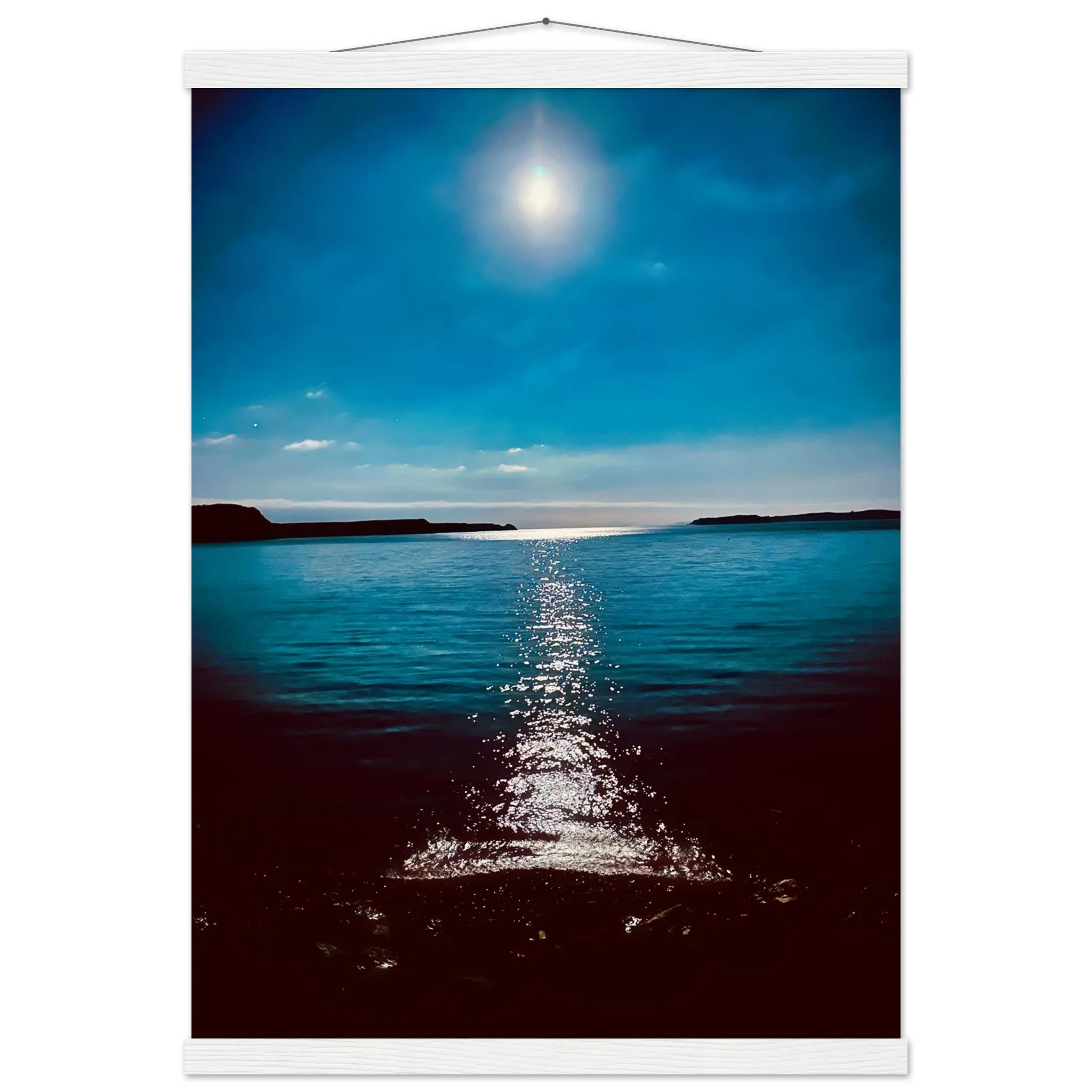 Moon Beam Premium Matte Paper Poster with Hanger Wall Art