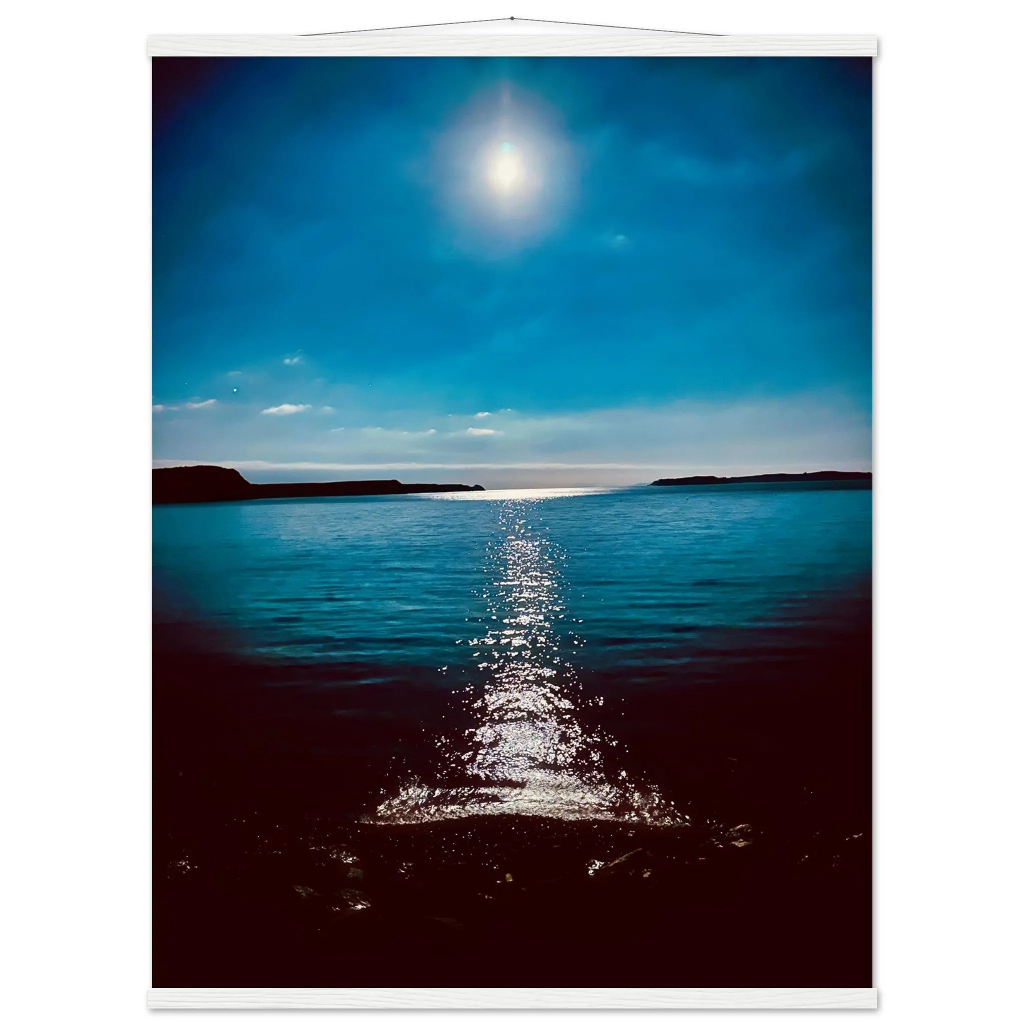 Moon Beam Premium Matte Paper Poster with Hanger Wall Art