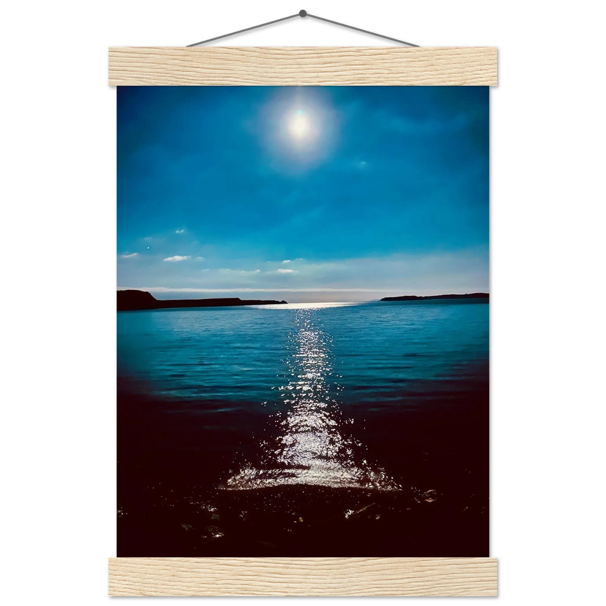 Moon Beam Premium Matte Paper Poster with Hanger Wall Art
