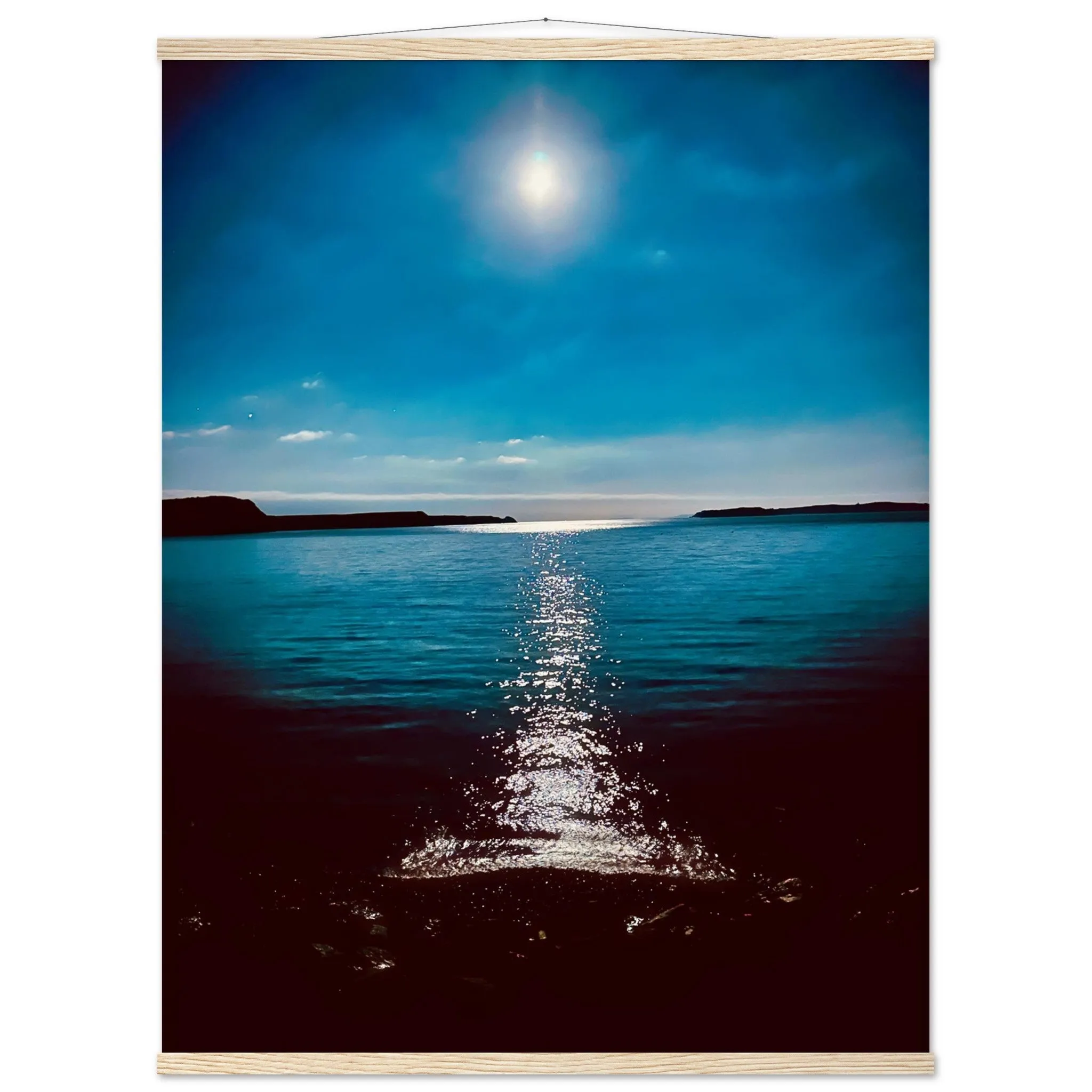 Moon Beam Premium Matte Paper Poster with Hanger Wall Art