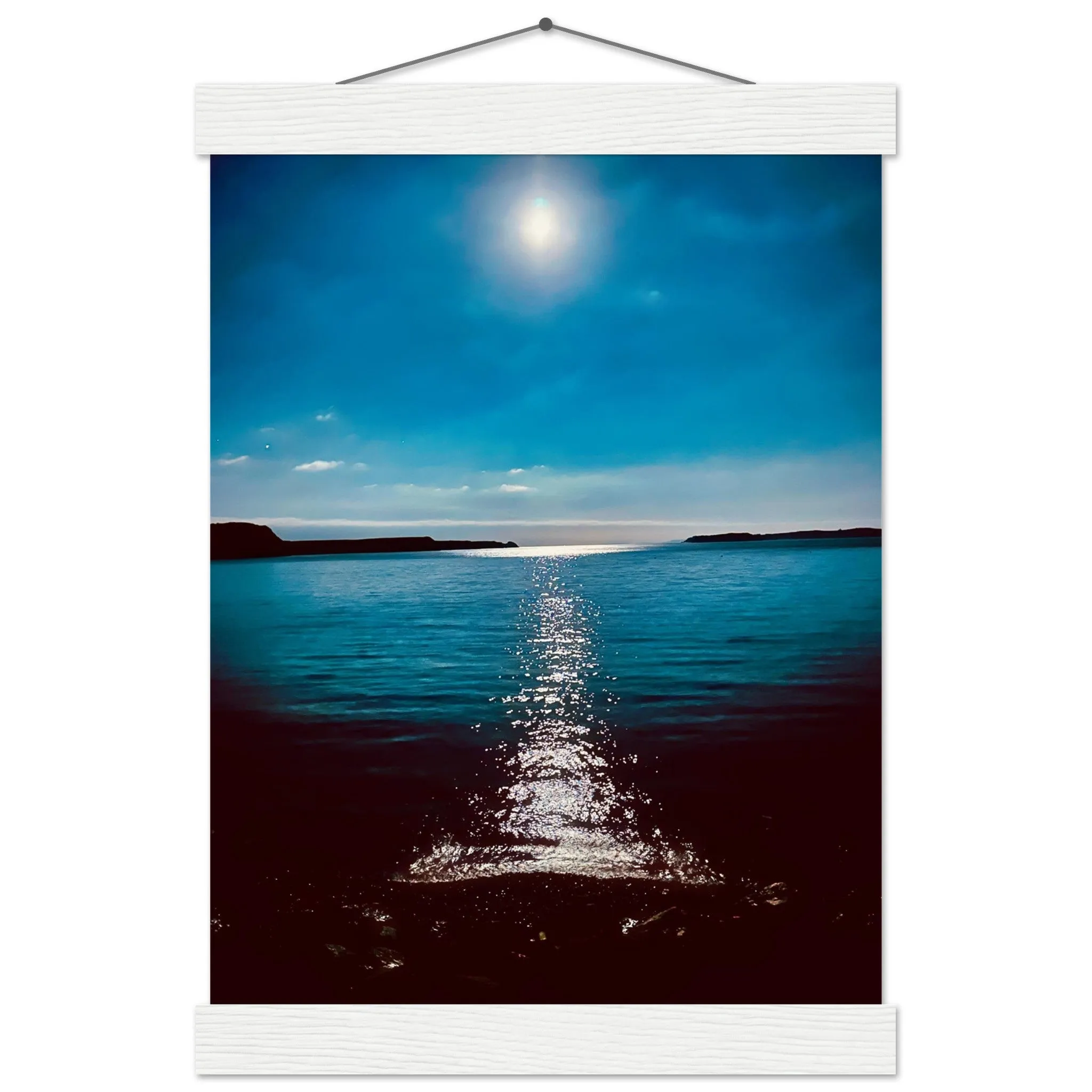 Moon Beam Premium Matte Paper Poster with Hanger Wall Art