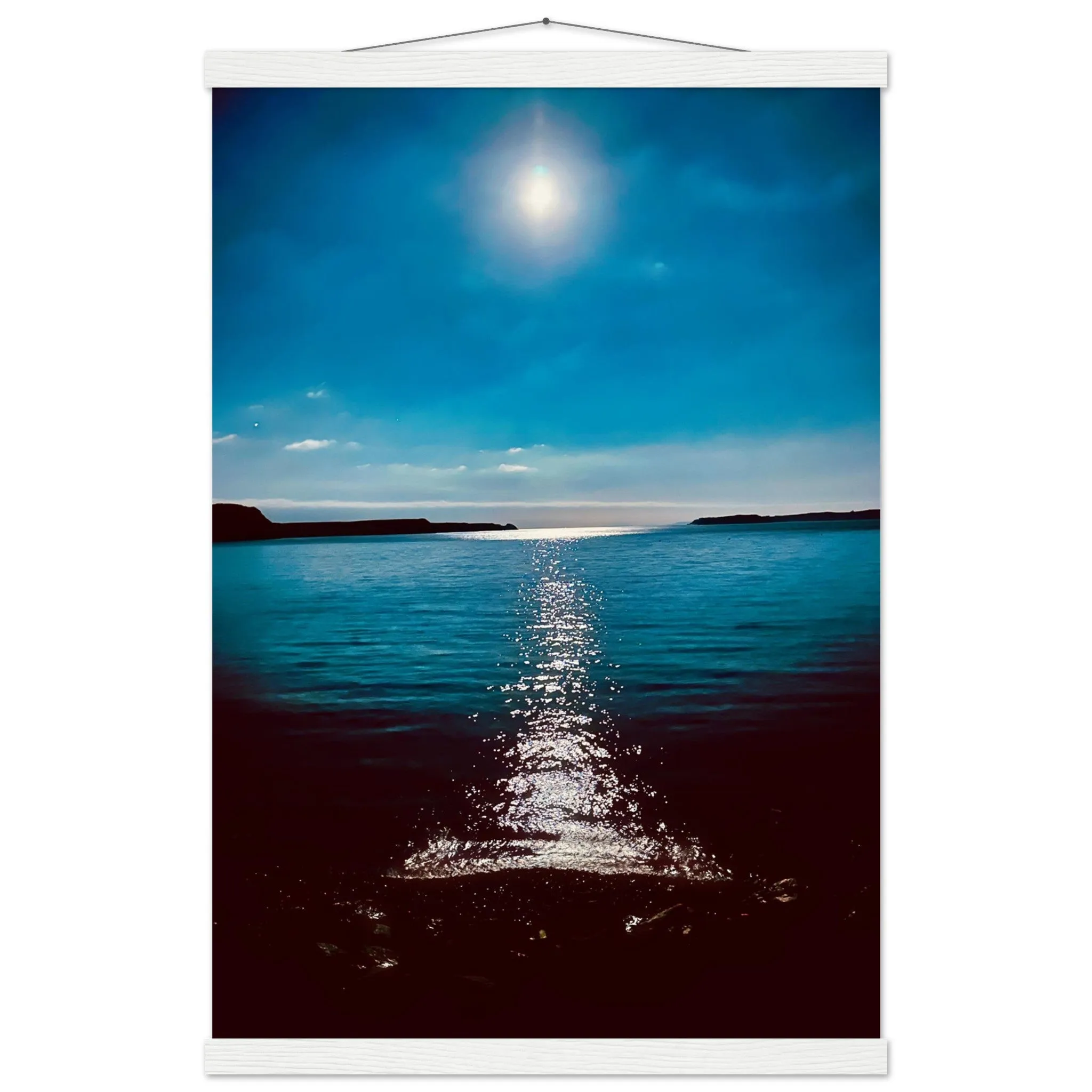 Moon Beam Premium Matte Paper Poster with Hanger Wall Art