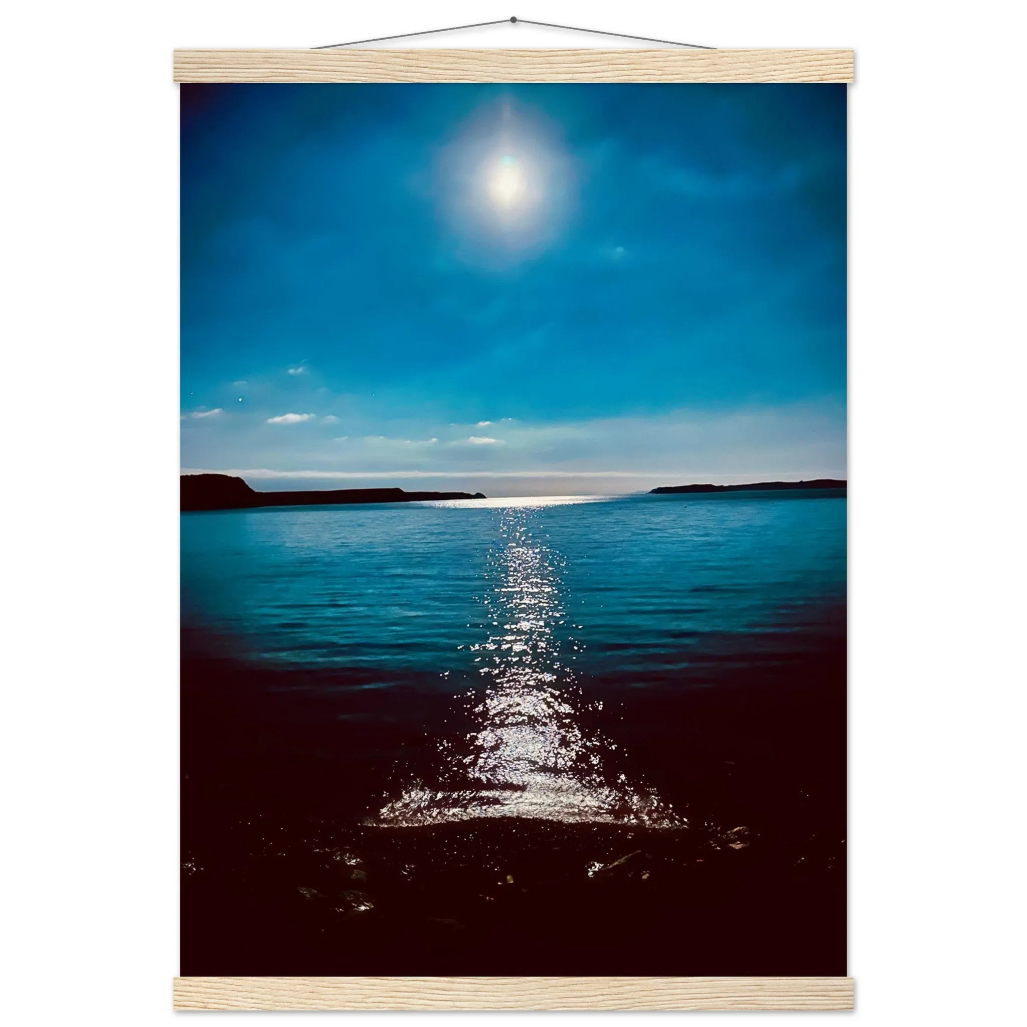 Moon Beam Premium Matte Paper Poster with Hanger Wall Art
