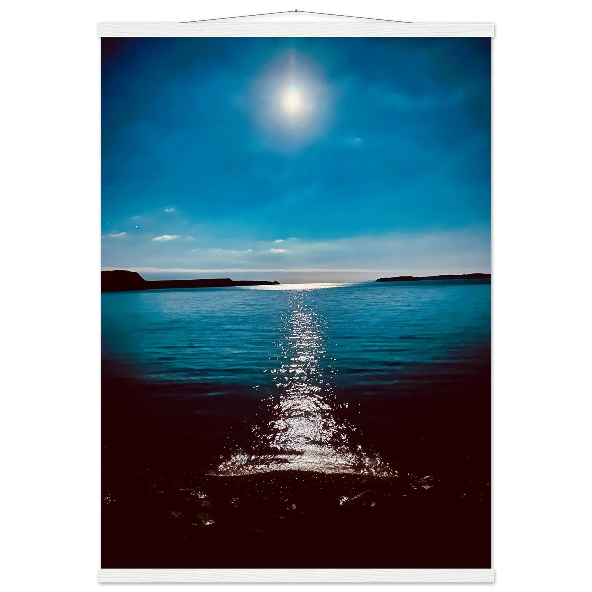 Moon Beam Premium Matte Paper Poster with Hanger Wall Art