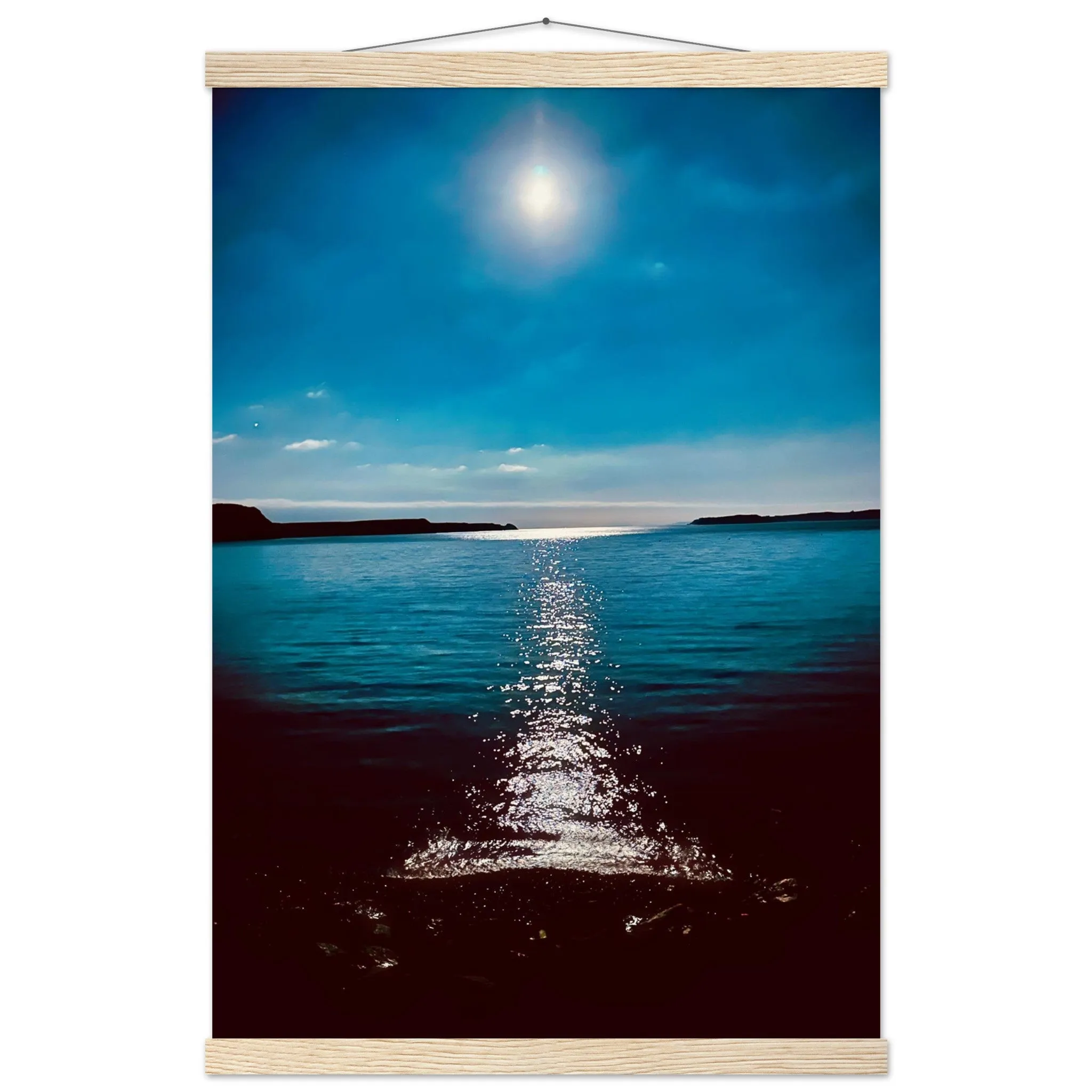 Moon Beam Premium Matte Paper Poster with Hanger Wall Art