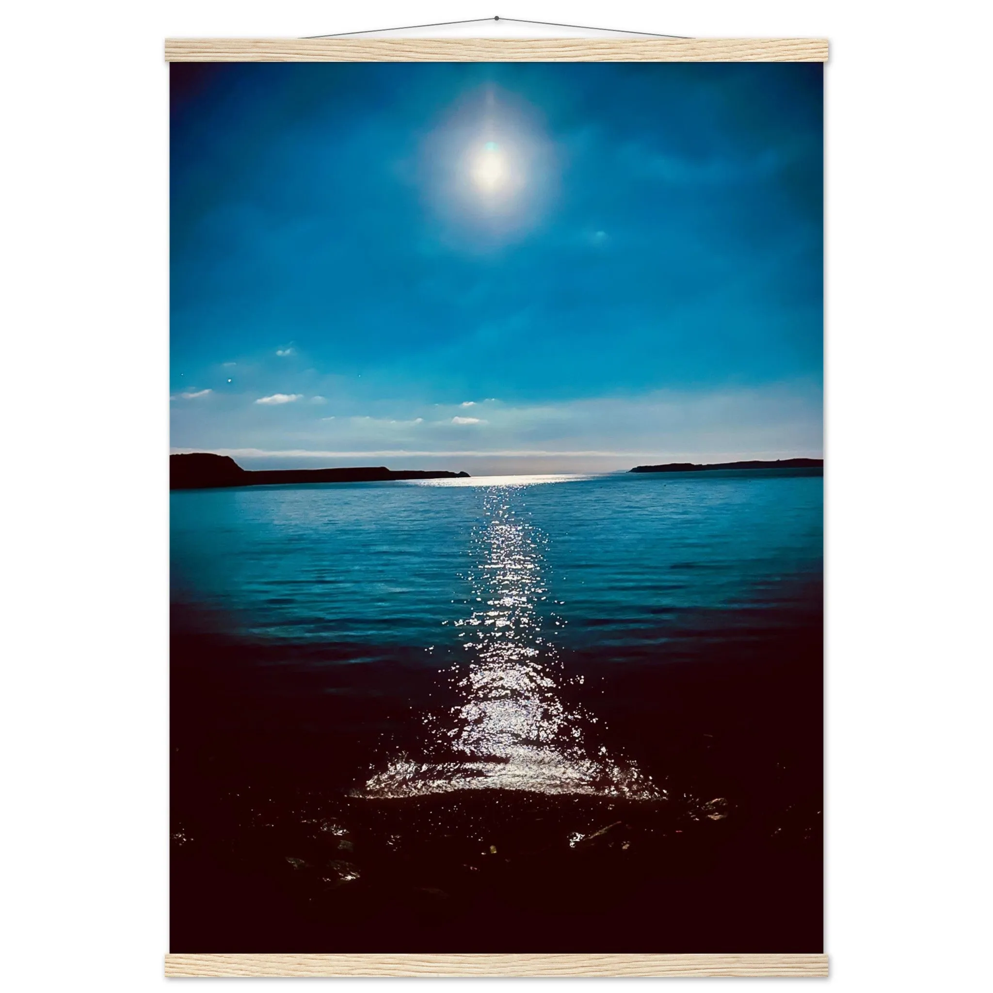 Moon Beam Premium Matte Paper Poster with Hanger Wall Art