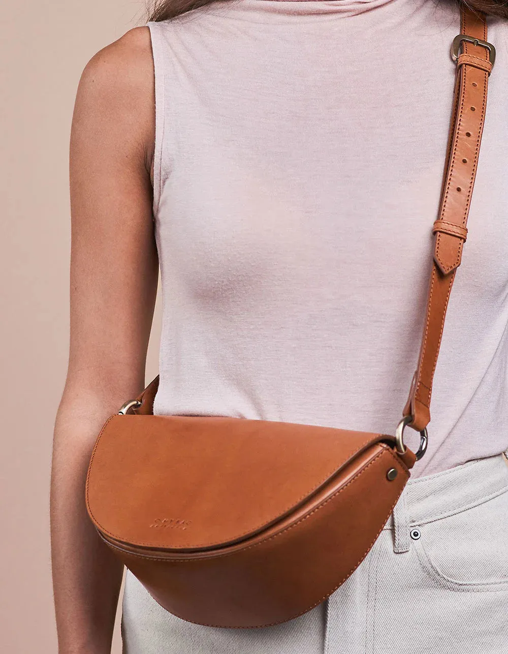 O My Bag Laura - Cognac / 2 Straps