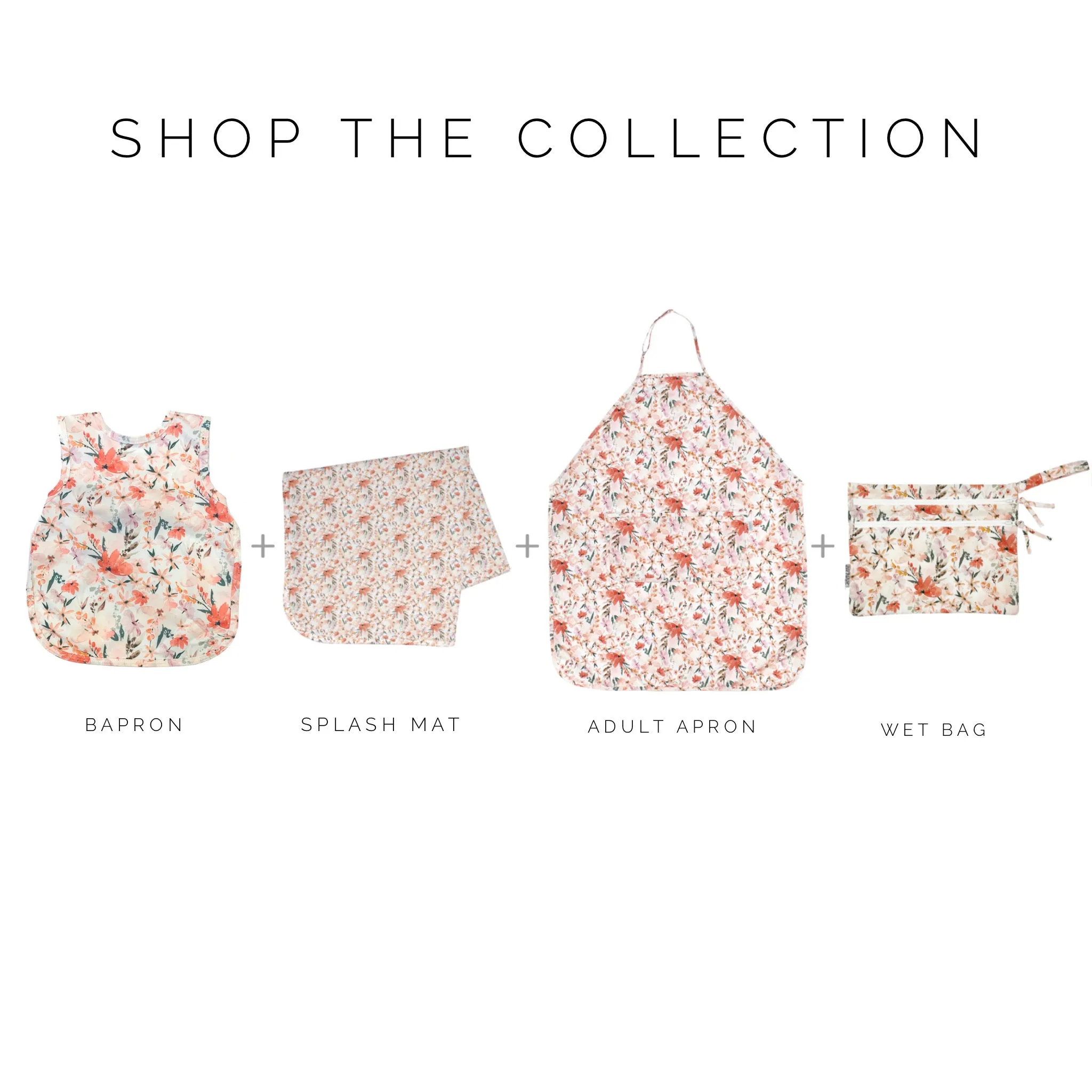 Peachy Dreams - Waterproof Wet Bag (For mealtime, on-the-go, and more!)