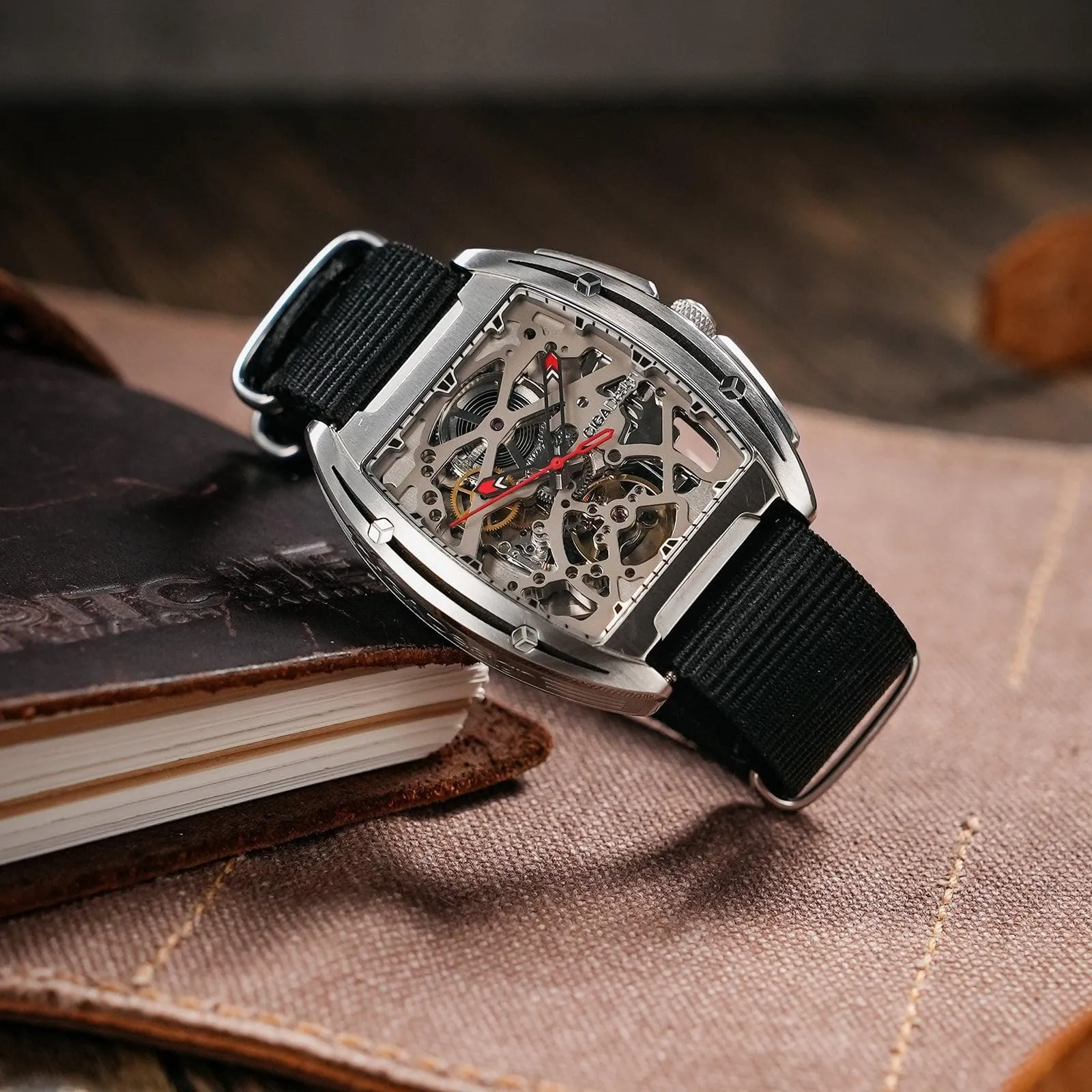 Ritche Black Nylon Watch Band Strap