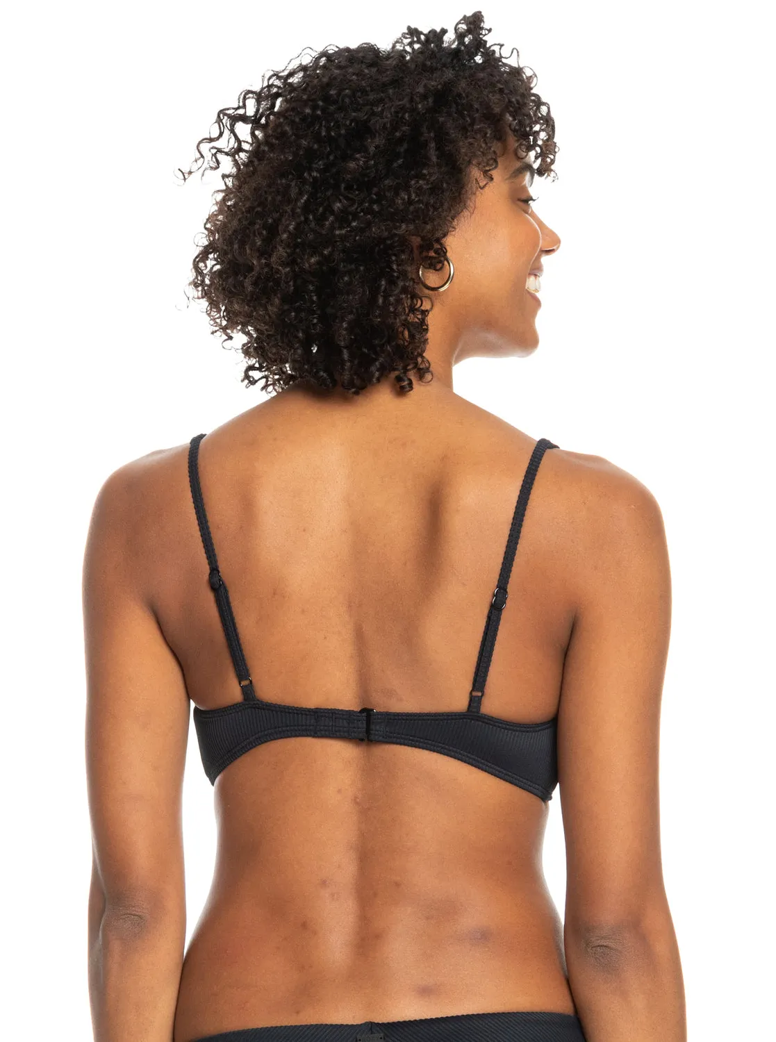 Roxy Love The Oceana Bikini Top - Anthracite