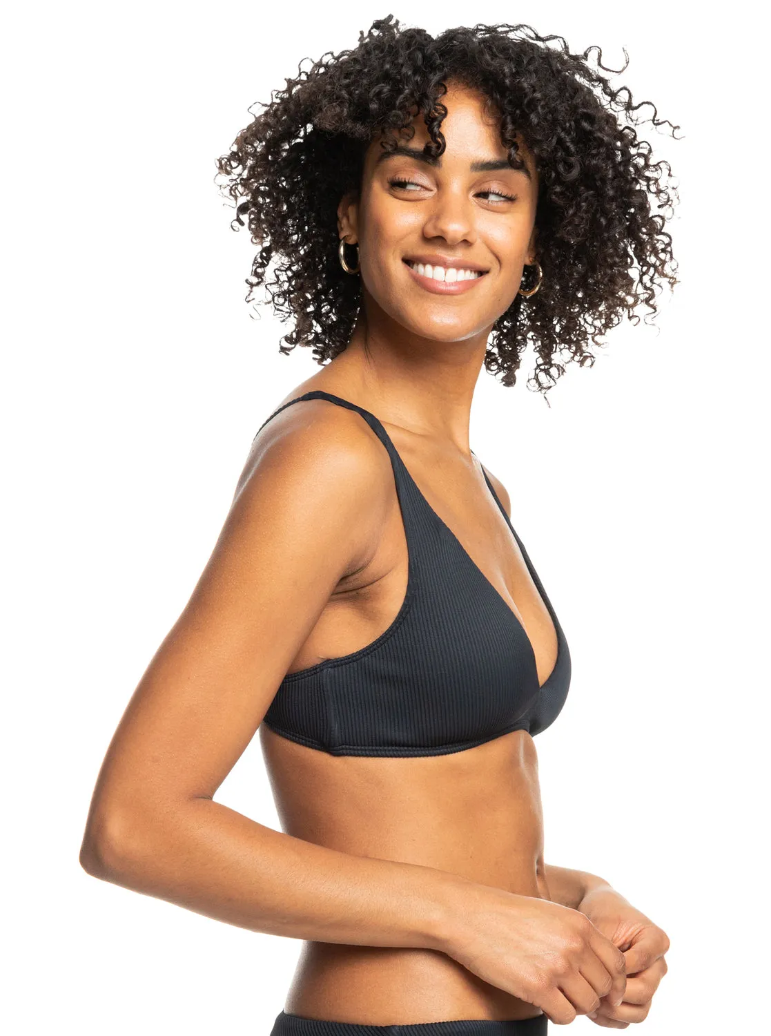 Roxy Love The Oceana Bikini Top - Anthracite