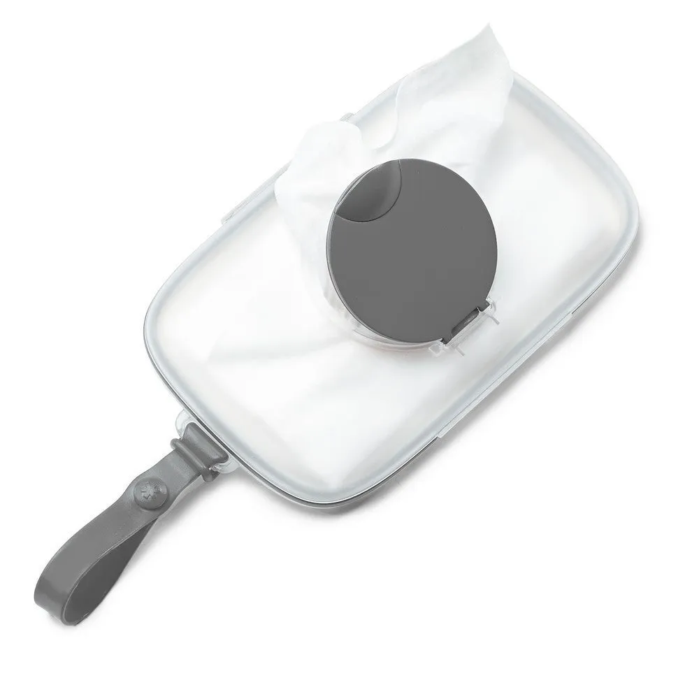 Skip Hop Grab & Go Perfect Seal Wipes Case - Grey