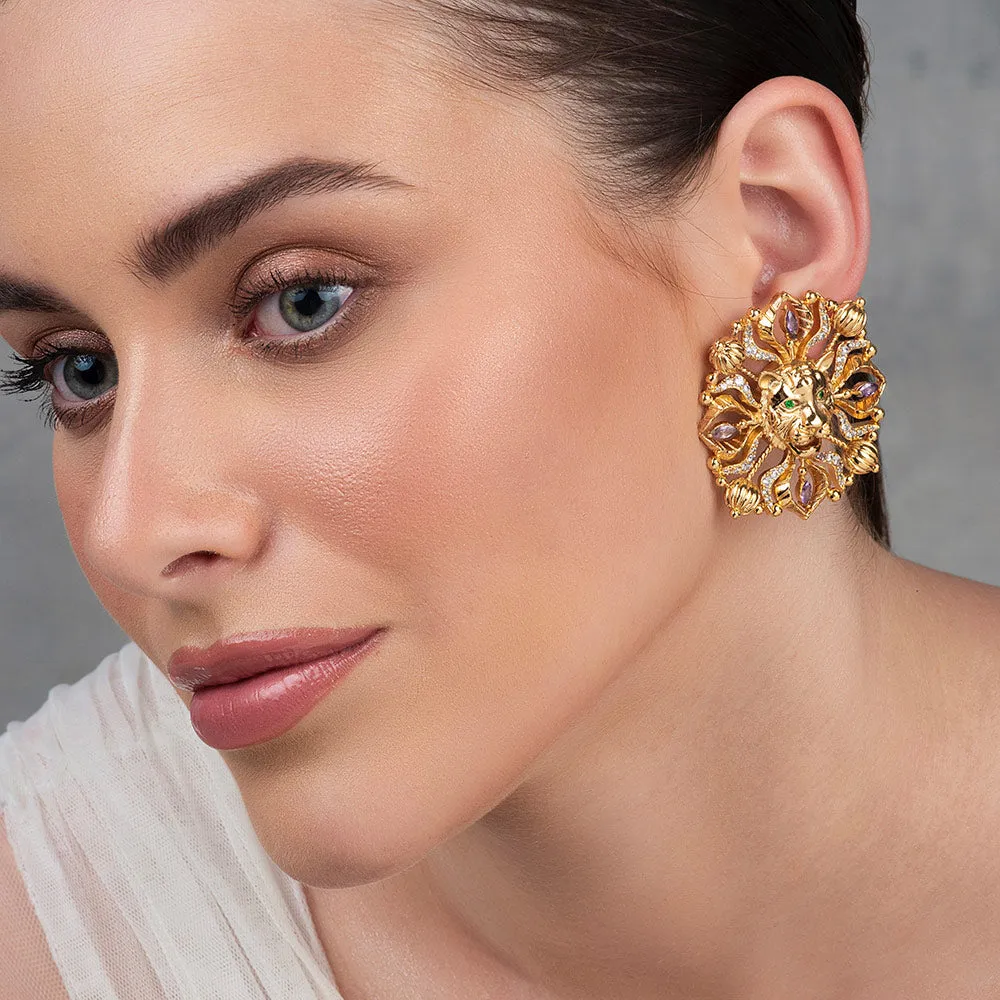 Solis Panthera Stud Earrings