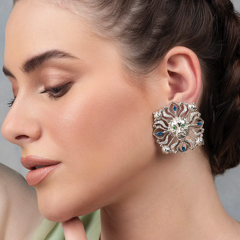 Solis Panthera Stud Earrings