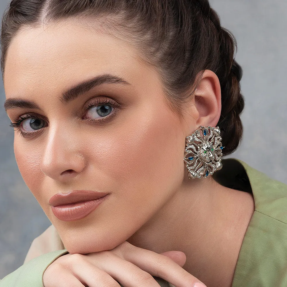 Solis Panthera Stud Earrings
