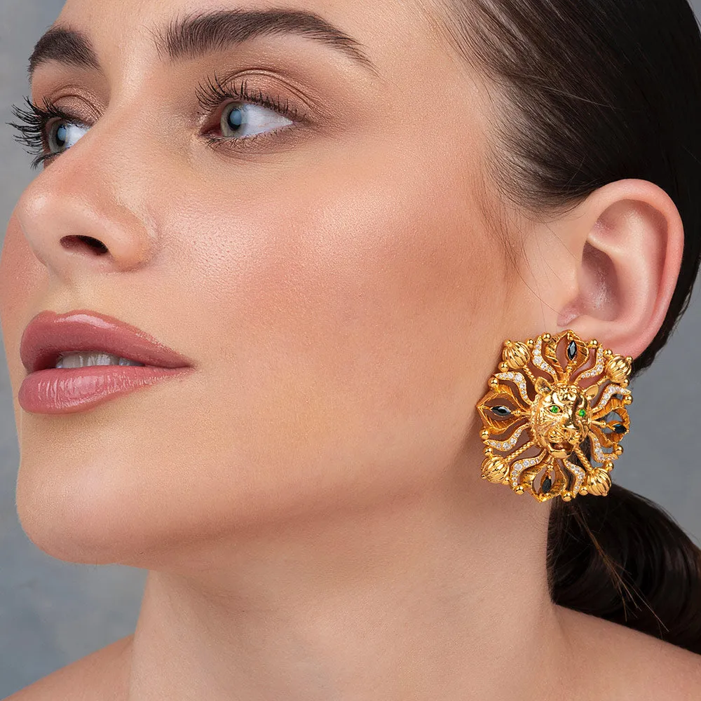 Solis Panthera Stud Earrings