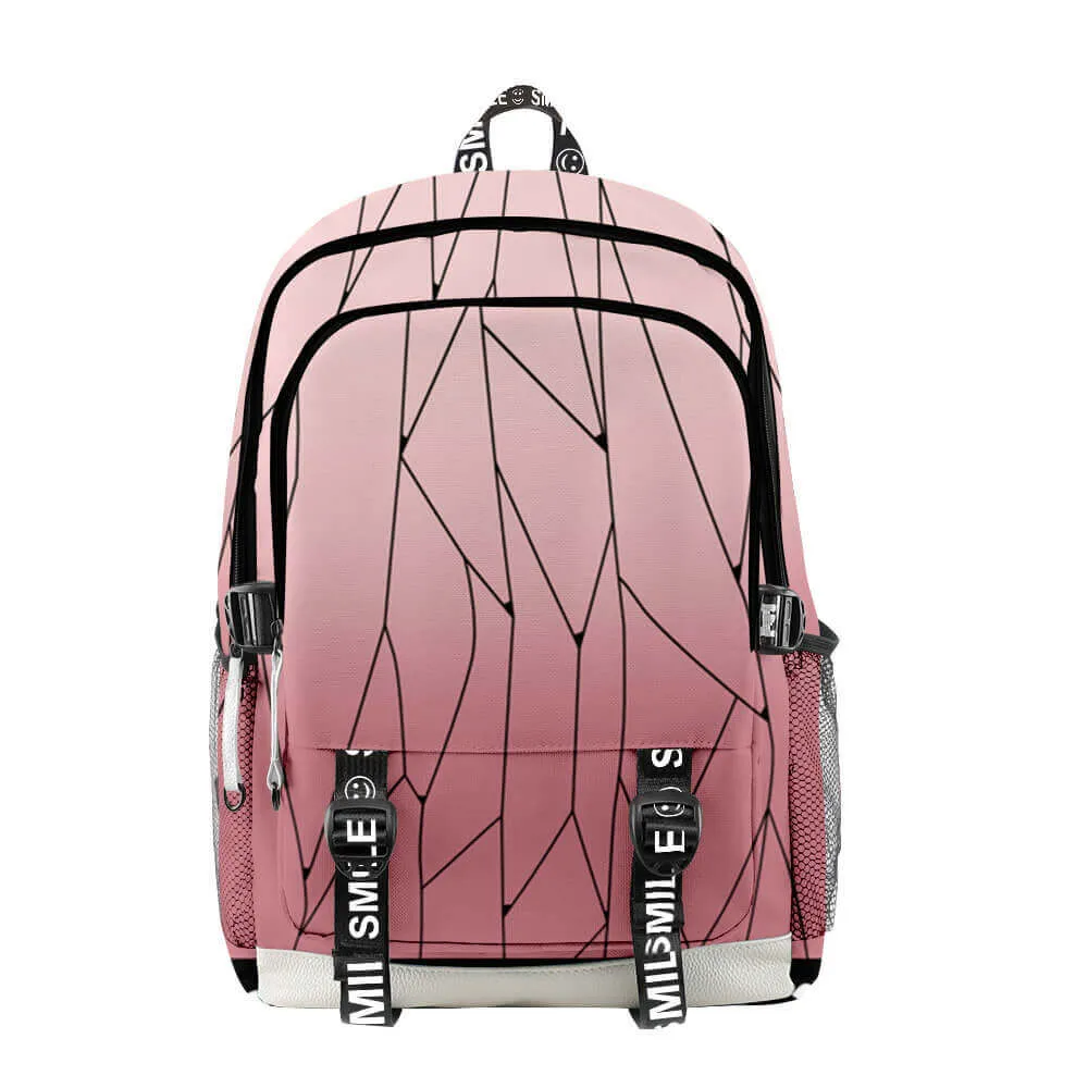Tanjiro Zenitsu Giyu Backpack Teens and Adults Schoolbag Daypacks Fashion Travel Rucksack for Students