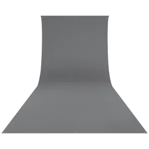 Wrinkle-Resistant Backdrop - Neutral Gray (9' x 20')