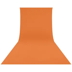 Wrinkle-Resistant Backdrop - Tiger Orange (9' x 20')